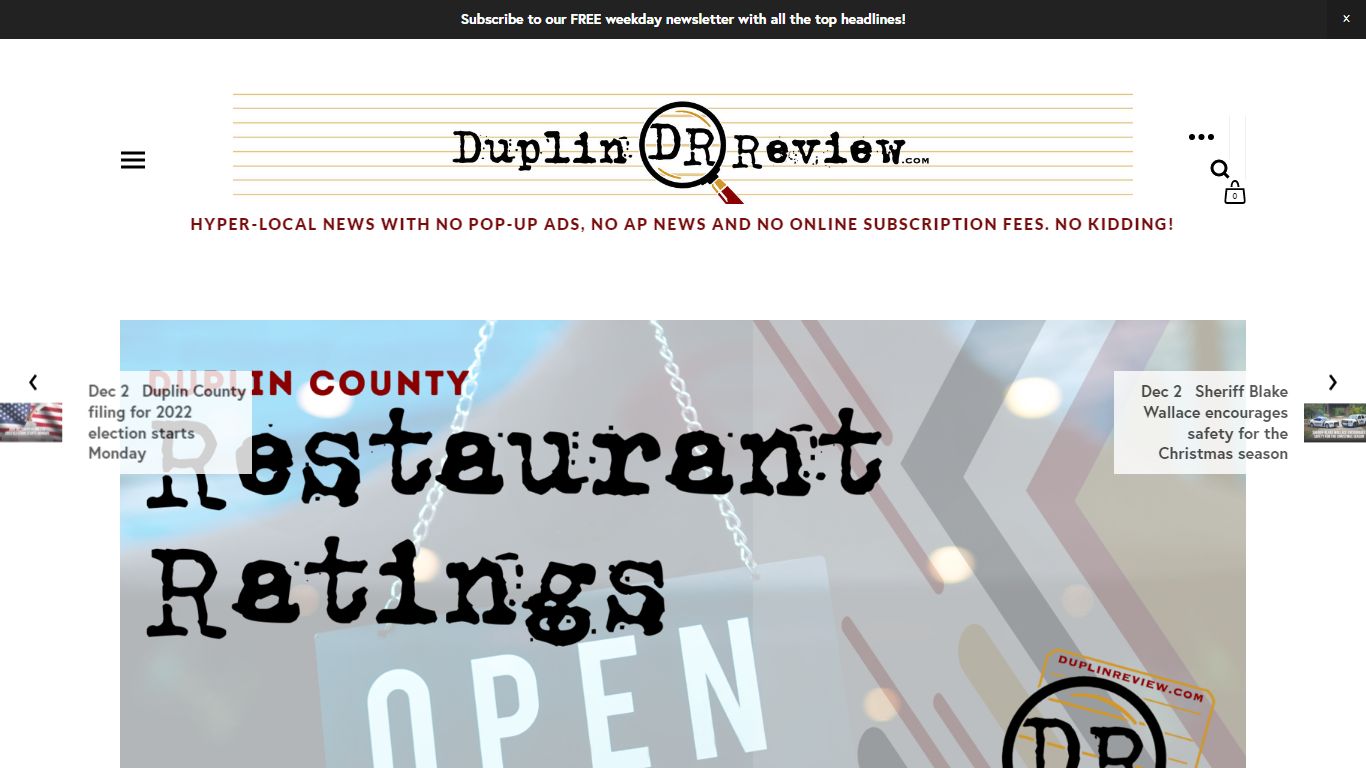 Duplin County Public Records: November Restaurant Ratings ...
